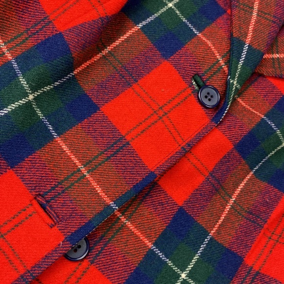 Vintage Pendleton Plaid Wool Brazer - Picture 4 of 9